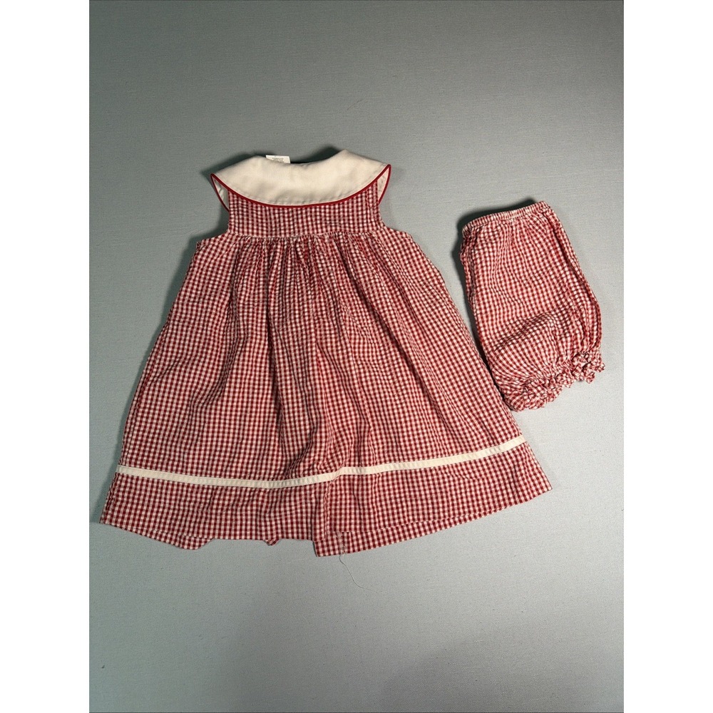 Vintage Y2K Ladybug Seersucker Dress Size 4t Rare Too By Rare Editions - Picture 12 of 16
